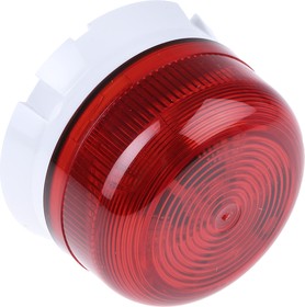 Фото 1/3 QBS-0202, Flashguard QBS Series Red Flashing Beacon, 11 → 35 V dc, Surface Mount, LED Bulb