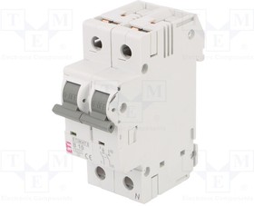 ETIMAT 6 1P+N B10, Выключатель максимального тока; 230/400ВAC; Iном: 10А; DIN; 6кА