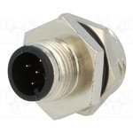 M12A-05PMMS-SH8001, Circular Metric Connectors Skt M12 5P male A Code DeviceNet