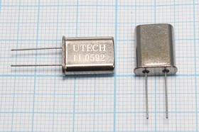 Кварцевые резонаторы 11.0592МГц в корпусе НС49U, нагрузка 30пФ; 11059,2 \HC49U\30\\\HC- 49U[UTECH]\1Г (UTECH)