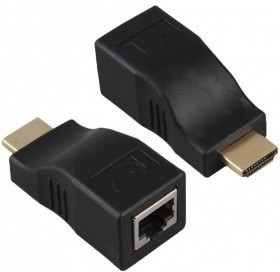 ORIENT HDMI 2.0 extender VE042, удлинитель до 30 м по витой паре, FHD 1080p/3D (Ultra HD 4K до 5 м), HDCP, подключается 1 кабель UTP Cat5e/6