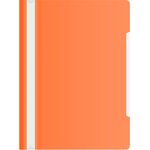 Папка-скоросшиватель Бюрократ -PS20OR A4 прозрач.верх.лист пластик оранжевый ...