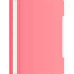 Папка-скоросшиватель Бюрократ -PS20PINK A4 прозрач.верх.лист пластик розовый ...