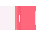 Папка-скоросшиватель Бюрократ -PS20PINK A4 прозрач.верх.лист пластик розовый ...