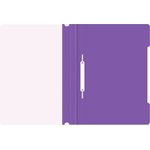 Папка-скоросшиватель Бюрократ -PS20VIO A4 прозрач.верх.лист пластик фиолетовый ...