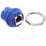 17-102274, Modular Connectors / Ethernet Connectors RECEPT ASSEMBLY KIT BLUE PLASTIC