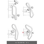 03L198119E, Комплект ГРМ VAG 2.0TDI