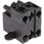 93.030.4853.0, ST18 Series Distribution Block, 3-Pole, Male to Female, 3-Way ...