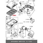 MR571476, ФИЛЬТР ВОЗДУШНЫЙ