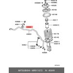 MR911072, Втулкастабилиз аторапереднег оMITSUBISHICA RISMA19952003