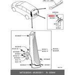 MU805811, Патрон лампы MITSUBISHI OE