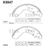 K9947, K9947-01_=4033.00=584SBS !колодки барабанные\ Suzuki Vitara 94