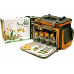 PL-002, Термосумка с набором для пикника Camping World Beer Master, 4 перс. ...