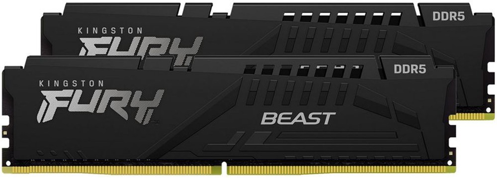Kingston DDR5 32GB 5200 ホワイ Kingston DDR5 32GB Kit (2x16Gb) 5200 MT/s CL40 KF552C40BBK2-32