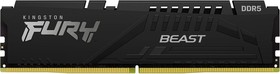 Фото 1/10 Память DDR5 32Gb 6000MHz Kingston KF560C40BB-32 Fury Beast Black RTL Gaming PC5-48000 CL40 DIMM 288-pin 1.25В dual rank с радиатором Ret