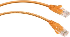Неэкранированный патч-корд U/UTP, категория 5е, 2xRJ45/8p8c, оранжевый, PVC, 1.5м PC-UTP-RJ45- Cat.5e-1.5m-OR