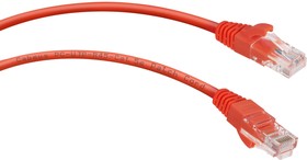 Неэкранированный патч-корд U/UTP, категория 5е, 2xRJ45/8p8c, красный, LSZH, 1.5м PC-UTP-RJ45-Cat. 5e-1.5m-RD-LSZH