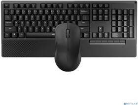 Фото 1/3 Клавиатура + мышь Rapoo X1960 клав:черный мышь:черный USB беспроводная