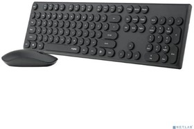 Фото 1/3 Клавиатура + мышь Rapoo X260S клав:черный мышь:черный USB беспроводная