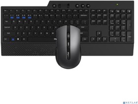 Фото 1/3 Клавиатура + мышь Rapoo 8200T клав:черный мышь:черный, USB беспроводная, slim