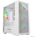 Powercase Mistral Micro X4W, Tempered Glass, 4х 120mm 5-color fan, белый ...