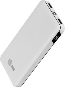 Фото 1/10 Внешний аккумулятор (Power Bank) Cactus CS-PBFSKT-10000, 10000мAч, белый