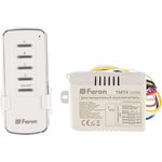 TM74 выключатель дистанционный 230V 1000W 4-х канальный 30м с пультом ...