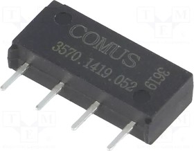 Фото 1/3 3570.1419.052, Реле: герконовое, SPST-NO, Uобмотки: 5ВDC, 500мА, макс.200ВDС