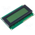 DEM 20485SYH-LY, Дисплей LCD, алфавитно-цифровой, STN Positive, 20x4, LED, PIN 16