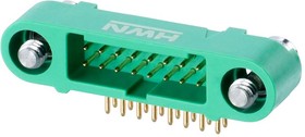 Фото 1/2 G125-MH11605M3P, Pin Header, Black / Green, Wire-to-Board, 1.25 мм, 2 ряд(-ов), 16 контакт(-ов)
