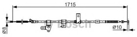 1 987 482 348, Трос тормозной правый, Bosch | купить в розницу и оптом