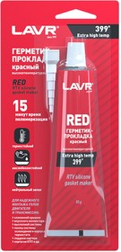Фото 1/9 LN1737 Герметик-прокладка красный высокотемпературный LAVR 85г
