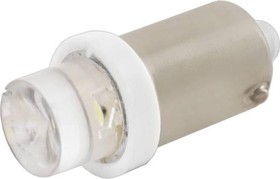 Автолампа диод T8,5 12V 1 LED Блистер с цоколем 1-контактная Белая компл. 2 шт. S08201224