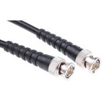 L00012A1458, Male BNC to Male BNC Coaxial Cable, 3m, RG59 Coaxial, Terminated