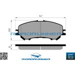 RR-21802-SPD, Колодки тормозные