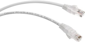Неэкранированный патч-корд U/UTP, категория 6, 2xRJ45/8p8c, белый, LSZH, 1.5м PC-UTP-RJ45-Cat. 6-1.5m-WH-LSZH