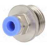 122.012-6, Быстроразъемное соед-е, прямой, -0,95-15бар, Резьба: G 1/2"