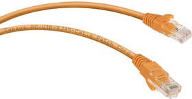 Неэкранированный патч-корд U/UTP, категория 6, 2xRJ45/8p8c, оранжевый, PVC, 1.5м PC-UTP-RJ45-Cat.6-1.5m-OR