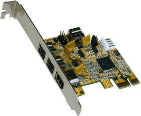 EX-16415, Interface Card 1x FireWire / 3x FireWire800 PCI-E x1