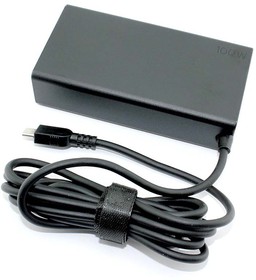 Фото 1/2 Блок питания (сетевой адаптер) для ноутбуков Lenovo 20V 5.0A 100W Type-C черный, без сетевого кабеля