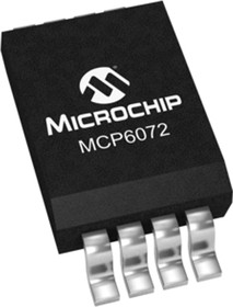 MCP6072-E/SN, Precision Amplifiers Dual 1.8V 1MHz Op Amp E temp
