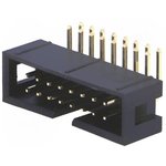 T821116A1R100CEU, Pin Header, Wire-to-Board, 2.54 мм, 2 ряд(-ов) ...