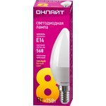 Лампа светодиодная 71 632 OLL-C37-8-230-2.7K-E14-FR 8Вт свеча 2700К тепл. бел ...