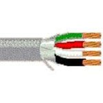 5502FE 0081000, Multi-Conductor Cables 22AWG 4C SHIELD 1000ft SPOOL GRAY
