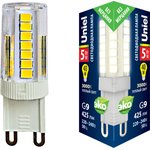 LED-JCD-5W/3000K/G9/CL GLZ09TR Лампа светодиодная, прозрачная UL-00006748