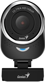 Фото 1/7 Web-камера Genius QCam 6000 Black {1080p Full HD, вращается на 360°, универсальное крепление, микрофон, USB} [32200002400/32200002407]