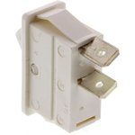 C1300VQAAC, SPST, On-Off Rocker Switch Panel Mount