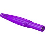 4 mm plug, screw connection, 2.5 mm², CAT III, purple, 66.9196-26