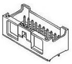 55917-0810, Conn Shrouded Header HDR 8 POS 2mm Solder ST Thru-Hole MicroClasp™ Tray