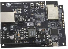 ESP32-ETHERNET-KIT-VE, Ethernet Development Tools An Ethernet-to-Wi-Fi development board supports10/100 Fast Ethernet with RJ45 interface, P
